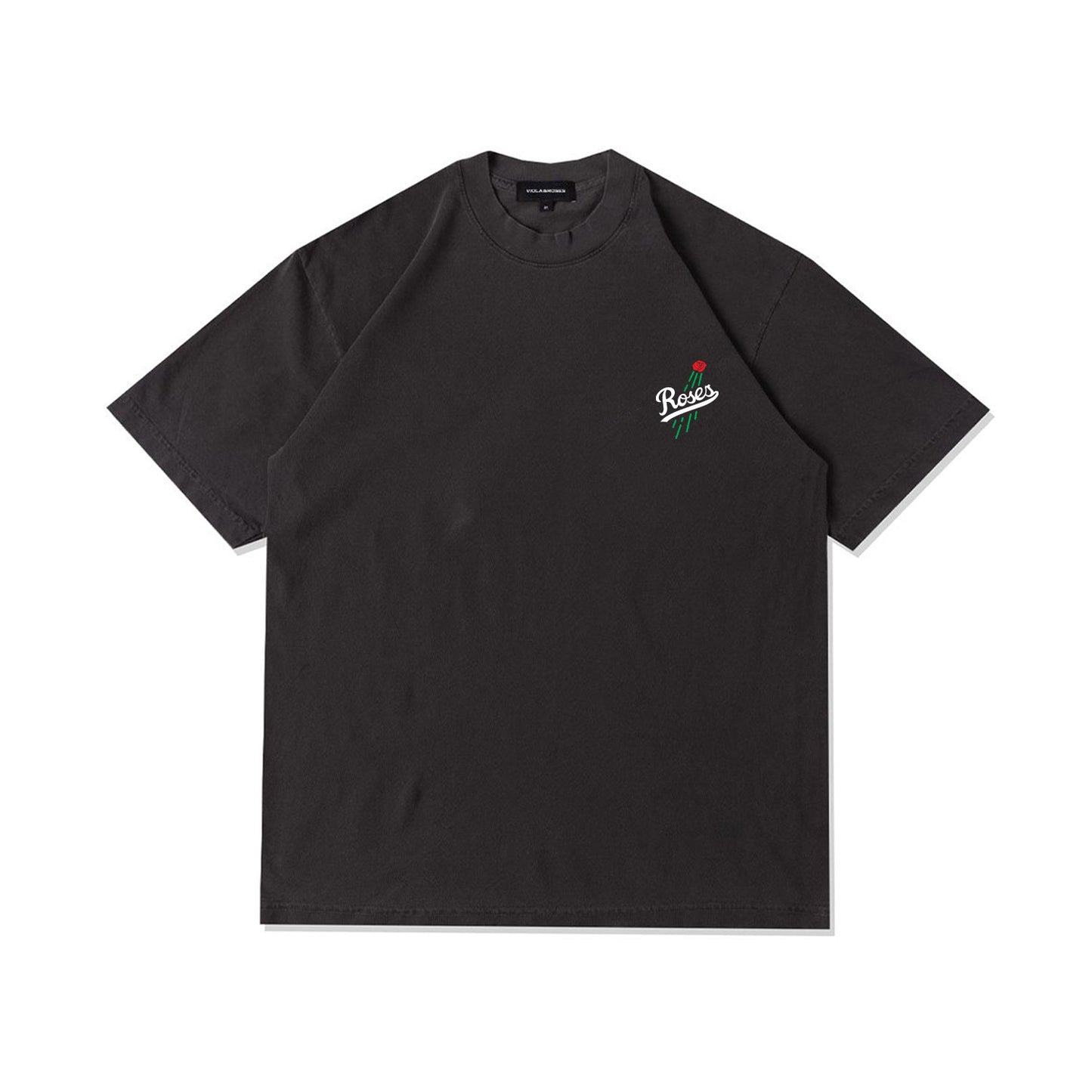Roses Tee Royal Black