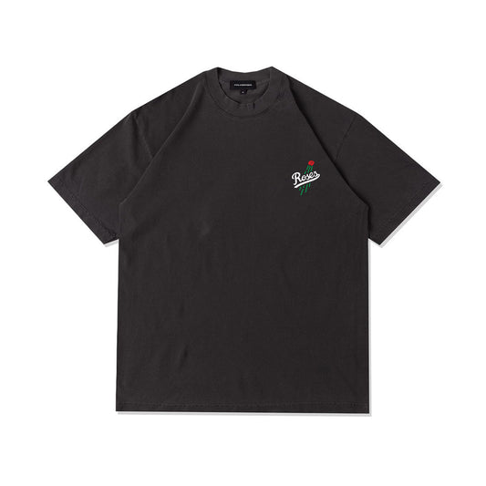 Roses Tee Black