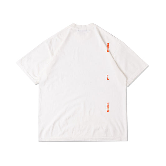 Viola and Roses Cover Tee Orange