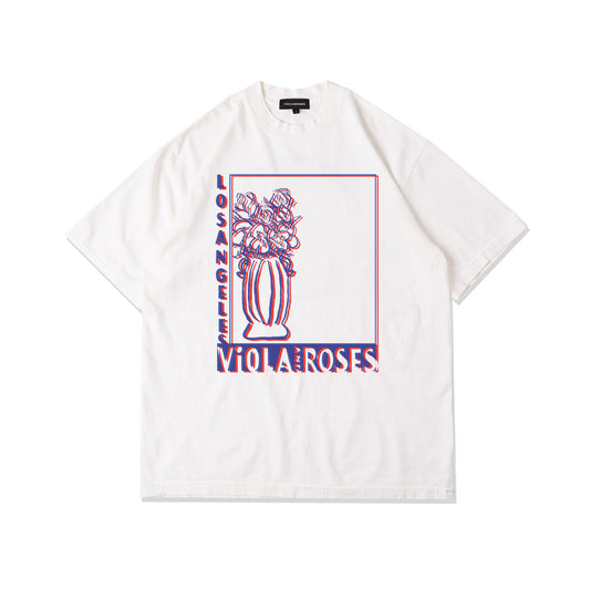 Viola and Roses Vase Tee