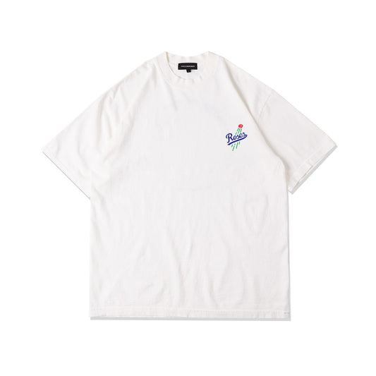 Roses Tee White