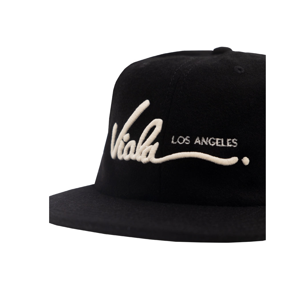 Letter Cap Black
