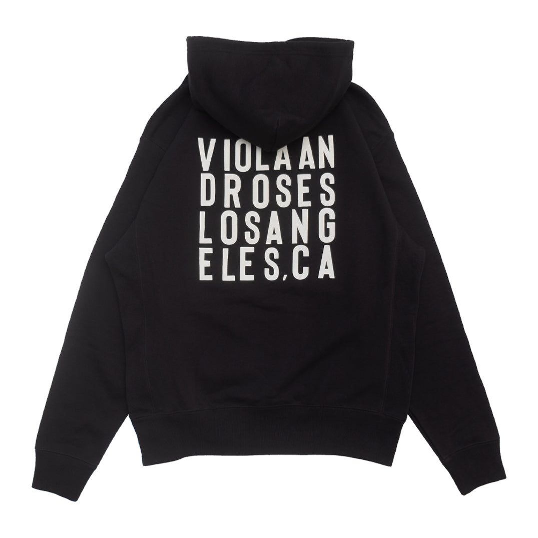 Box Typo Hoodie Black