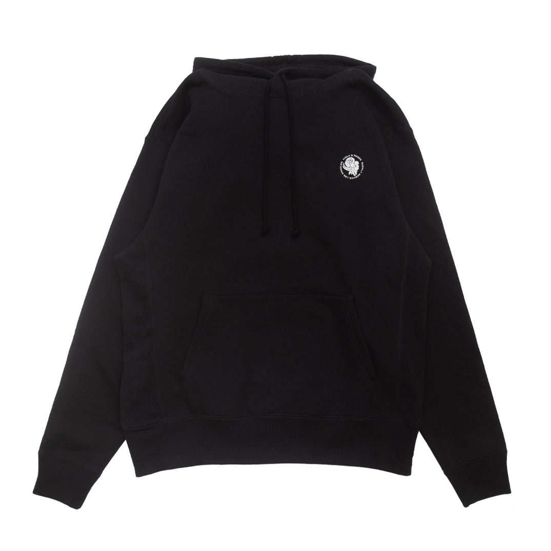 Box Typo Hoodie Black