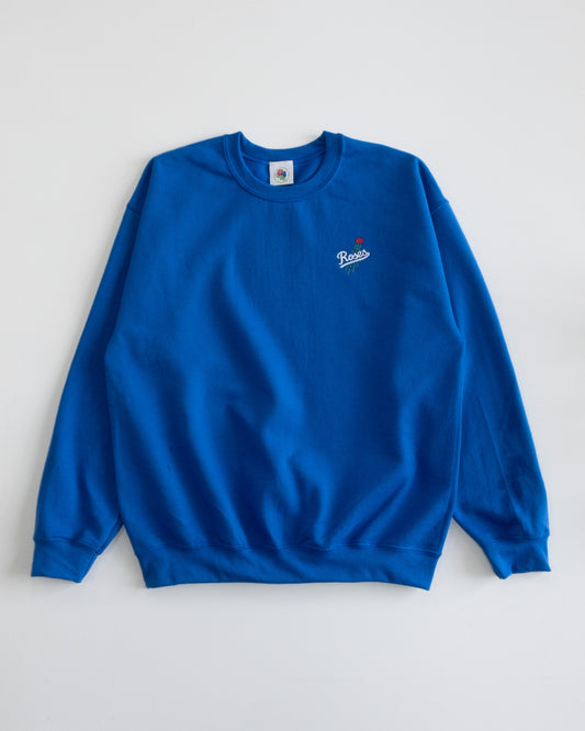 Rose Crew Sweatshirts Royal