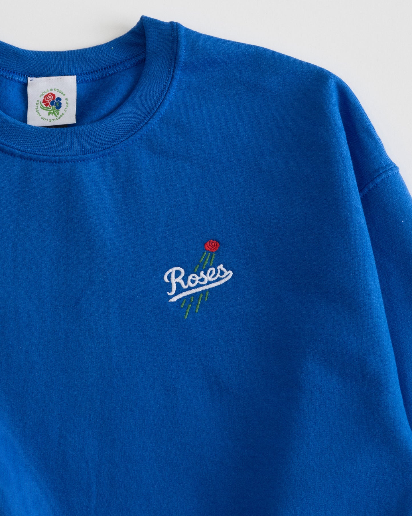 Rose Crew Sweatshirts Royal