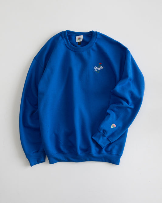 Rose Crew Sweatshirts Royal