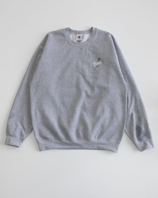 Rose Crew Sweatshirts Grey