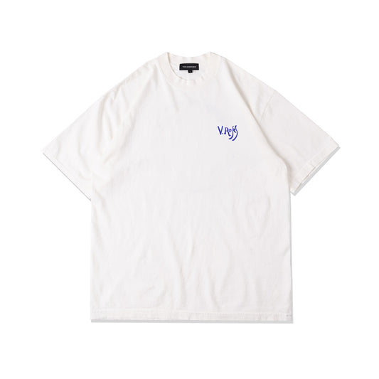 Viola and Roses Stamp flower White