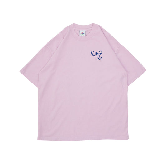 Viola and Roses Stamp flower Pink