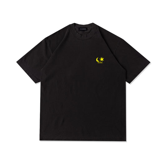Viola and Roses Bird Tee Black