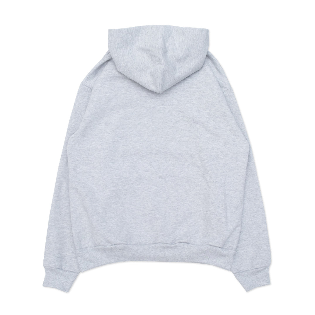 Viola and Roses Heavy Weight Hoodie Grey