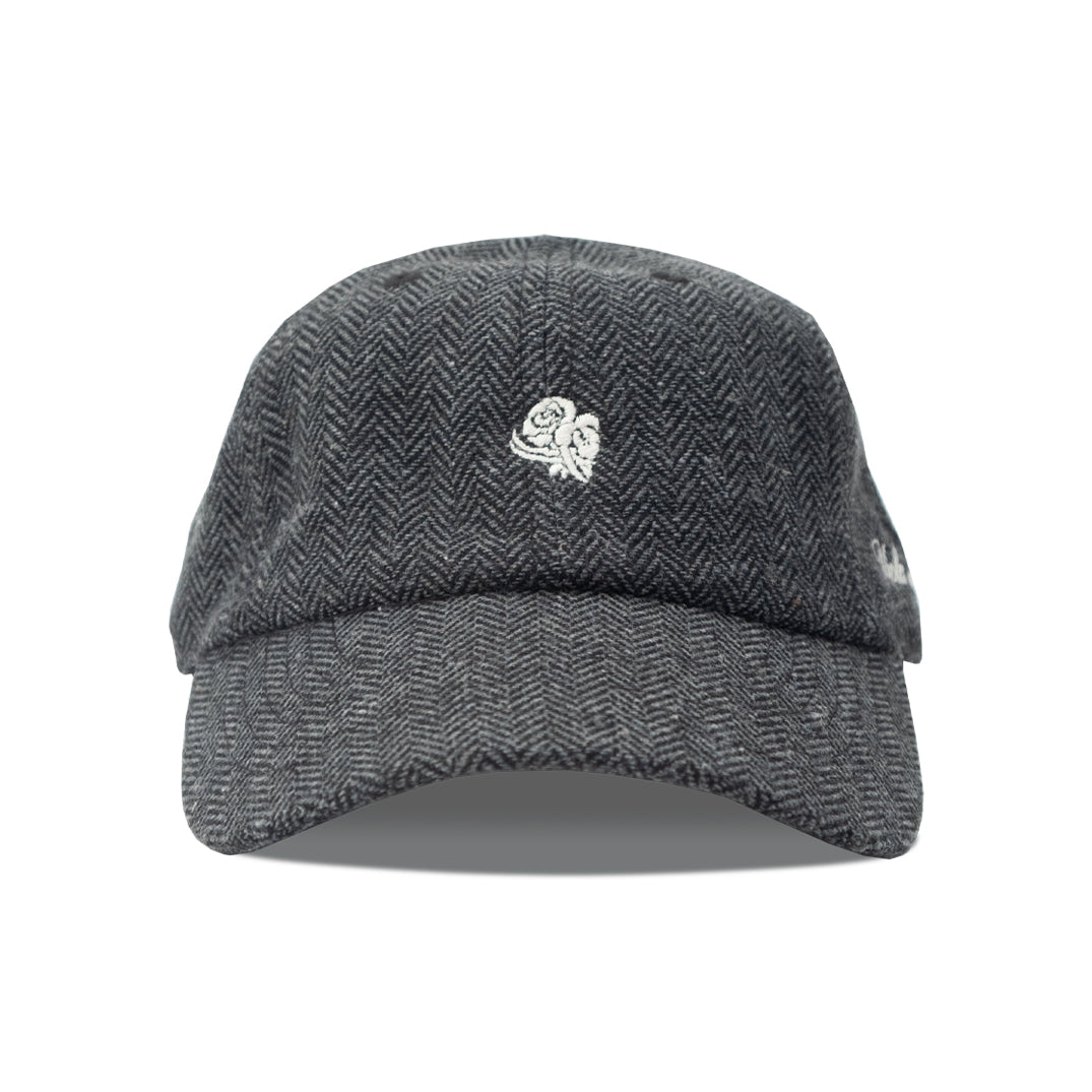 001 PLAID CAP GREY