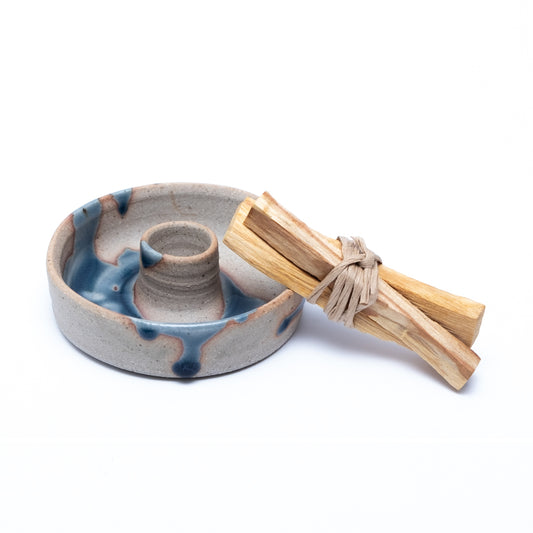 CERAMIC INCENSE/ PALO SANTO HOLDER