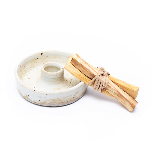 CERAMIC INCENSE/ PALO SANTO HOLDER