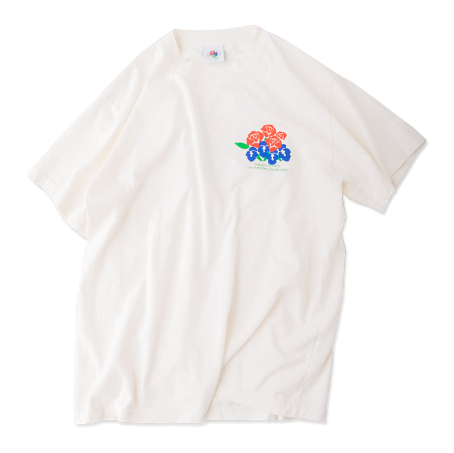 New Edition of Circle Flower Tee Off White