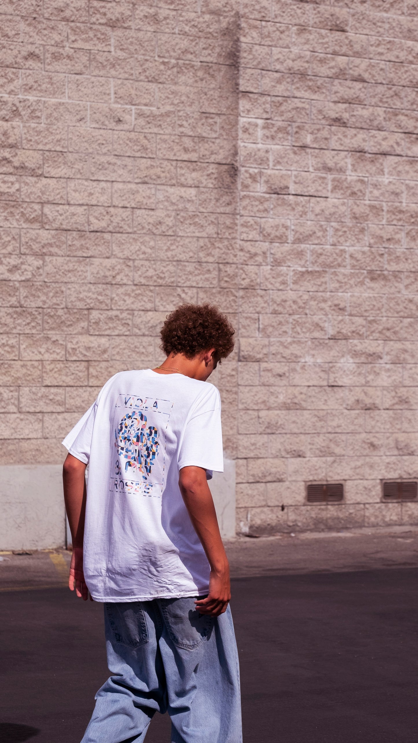 0021SS22 S/S TEE WHITE WITH MULTI