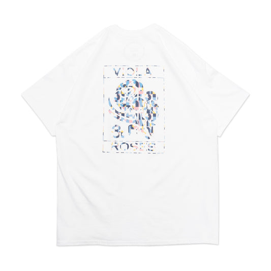 0021SS22 S/S TEE WHITE WITH MULTI